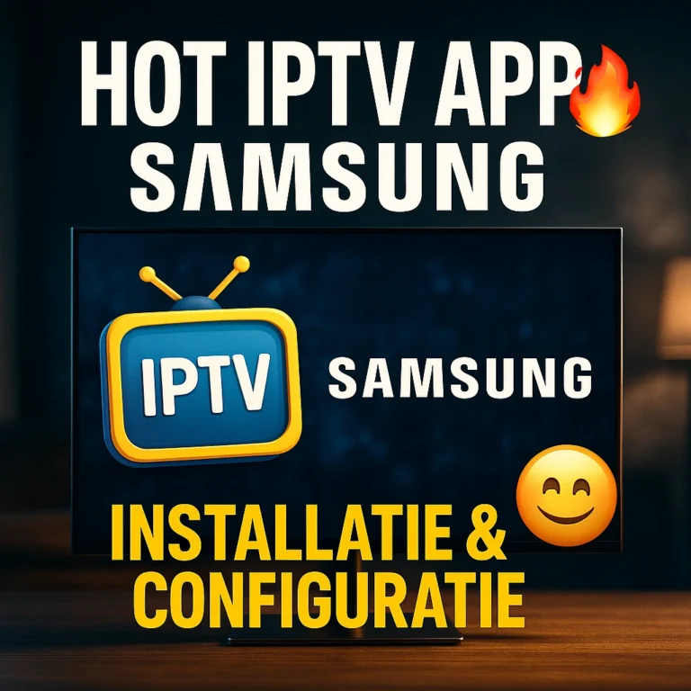 Hot IPTV app Samsung installatie & configuratie
