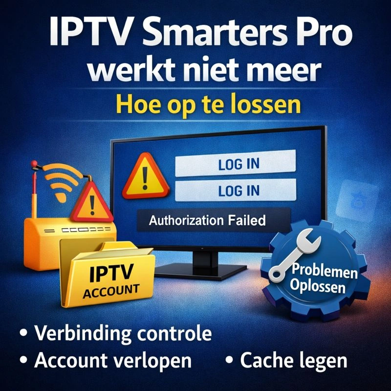 IPTV smarters pro werkt niet meer: Hoe op te lossen ?