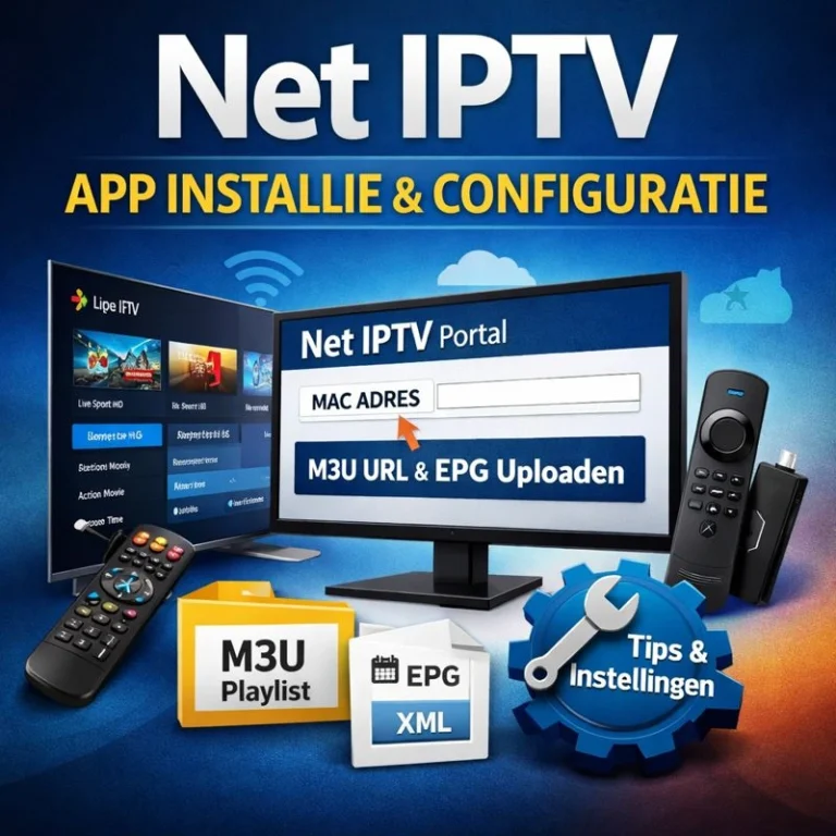 net iptv app installie & configuratie gids