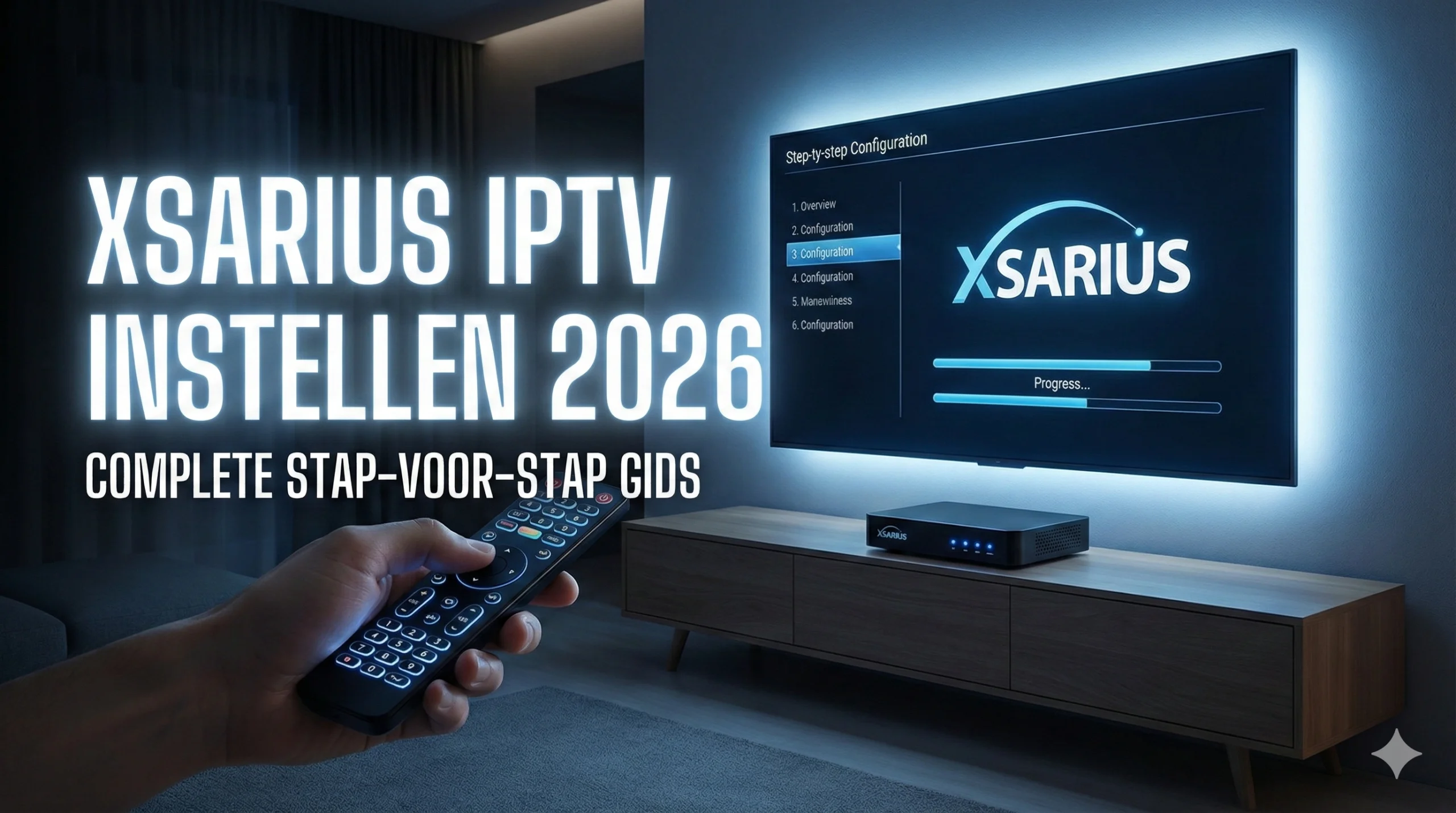 Xsarius IPTV Instellen 2026 - Complete Stap-voor-Stap Gids