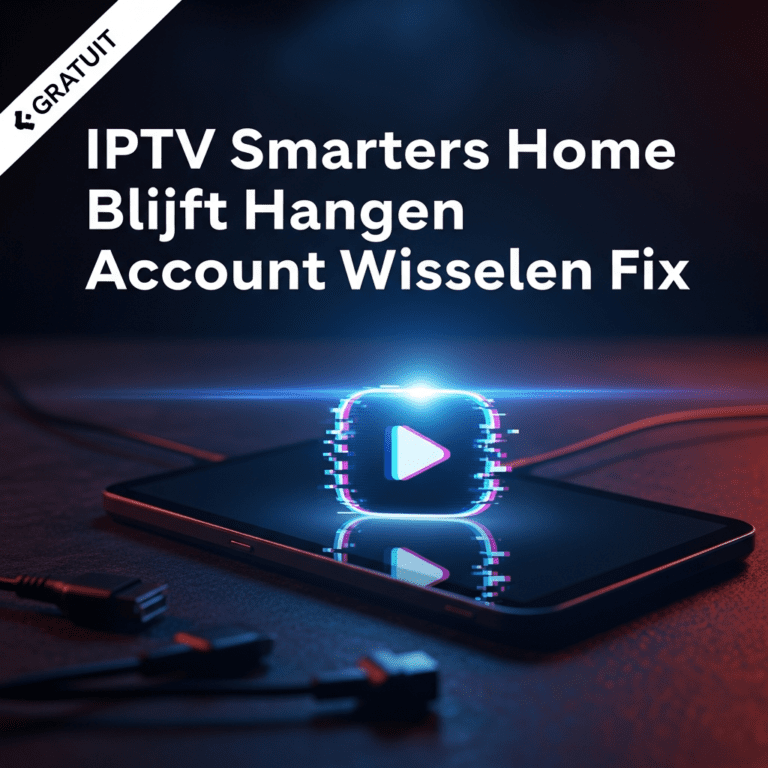 IPTV Smarters Home Blijft Hangen Account Wisselen Fix