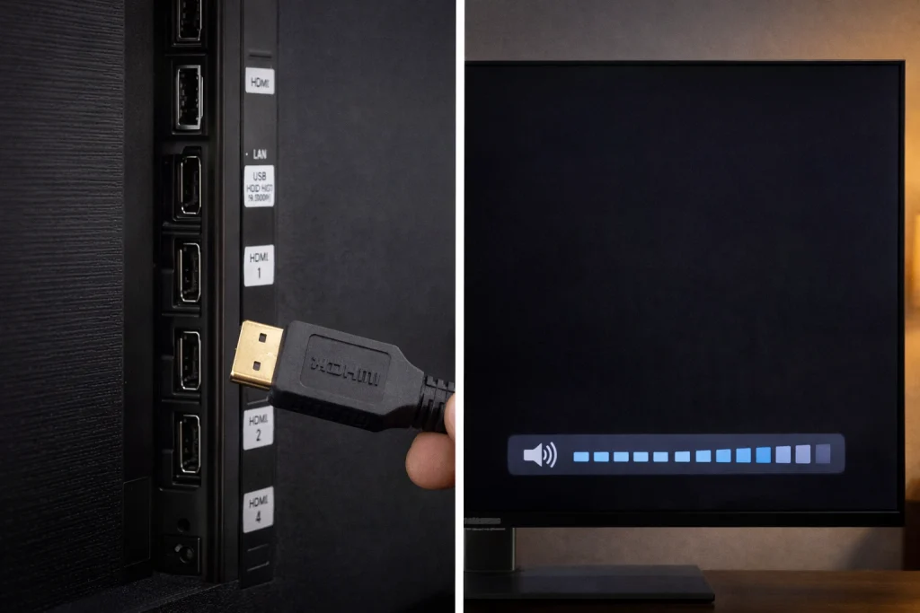 iptv zwart scherm hdmi poort wisselen oplossing