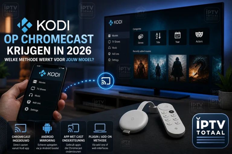 Kodi op Chromecast in 2026: directe install of casten?